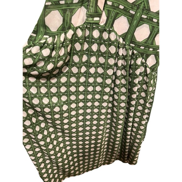 MISA Los Angeles Laura Short-Sleeve Midi Chiffon Shirtdress Size Large - Picture 11 of 12